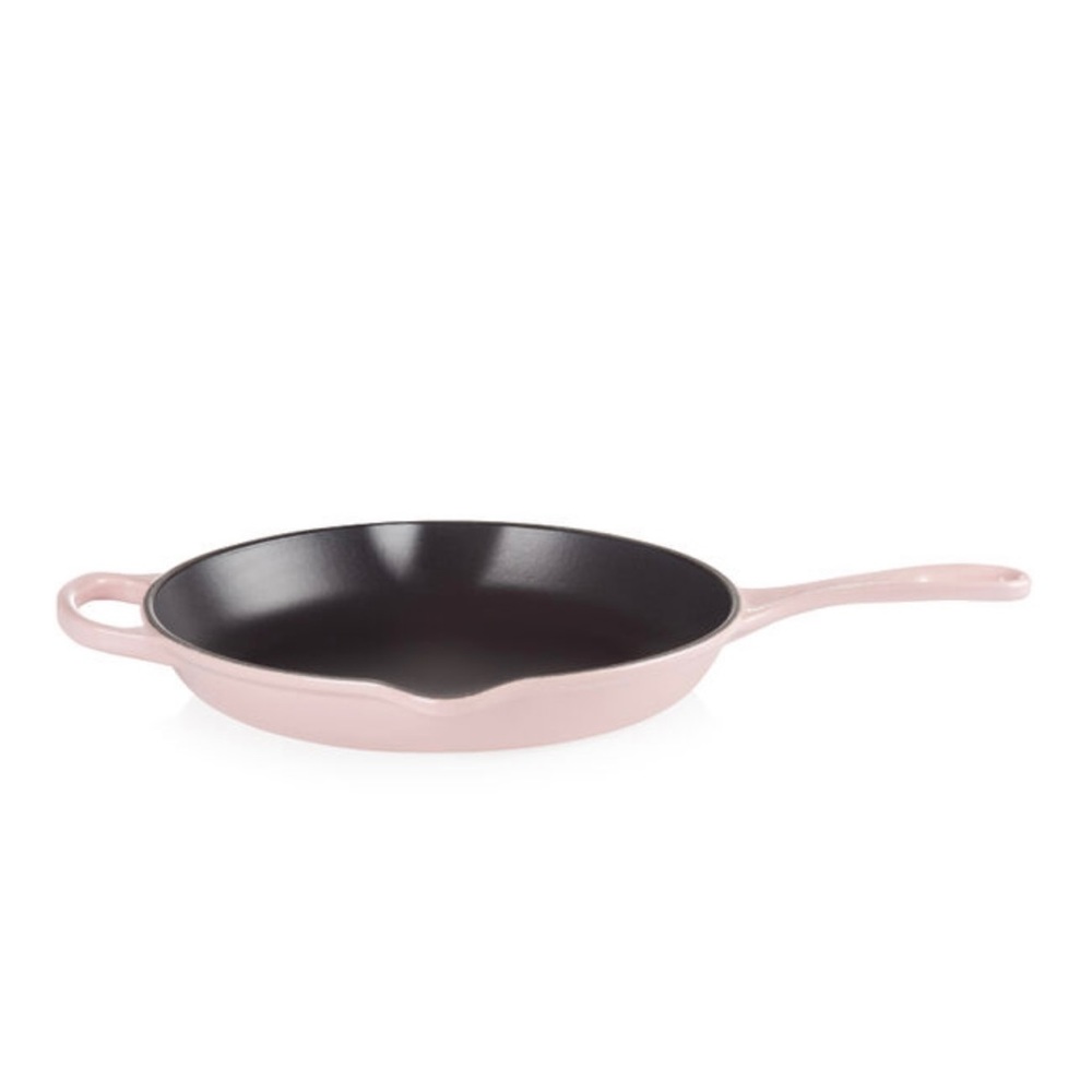 Le Creuset Signature Skillet Frypan Chiffon Pink Bonbon Hibiscus 9.5”